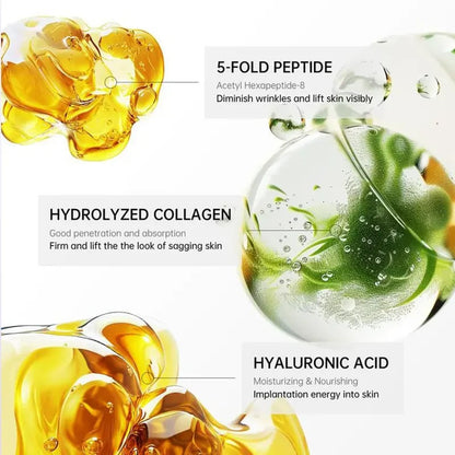 Collagen Neck Firming Cream with 5-Roller Massager | Anti-Aging & Hydrating Neck Care