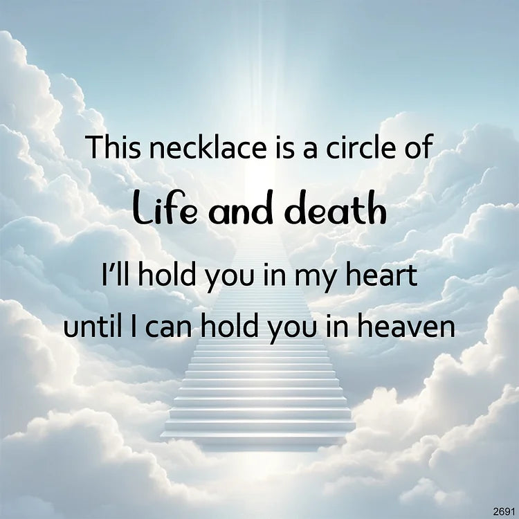 For Memorial - Life & Death Half Black Heart Ring