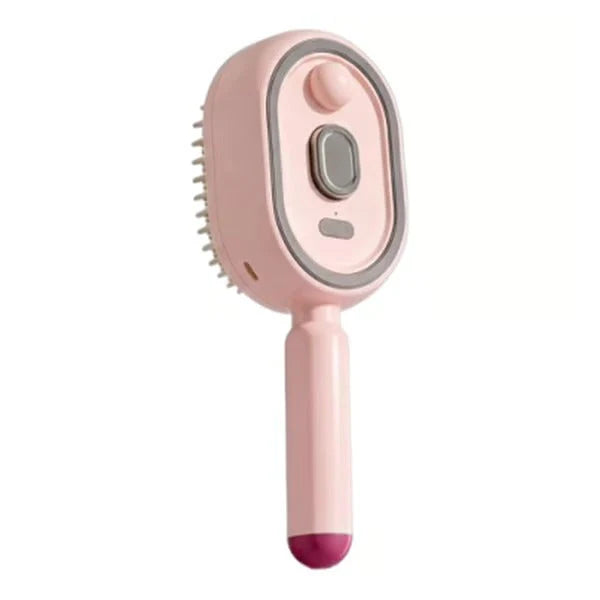 Electric Air Cushion Massage Spray Comb, Self-Cleaning Essential Oil Mist, Anti-Static Volumizing Hairbrush