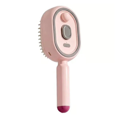 Electric Air Cushion Massage Spray Comb, Self-Cleaning Essential Oil Mist, Anti-Static Volumizing Hairbrush