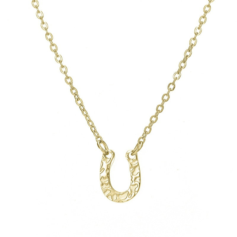 Lamia Horse Shoe Pendant Necklace