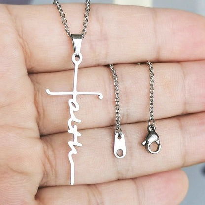 Faith Cross Necklace