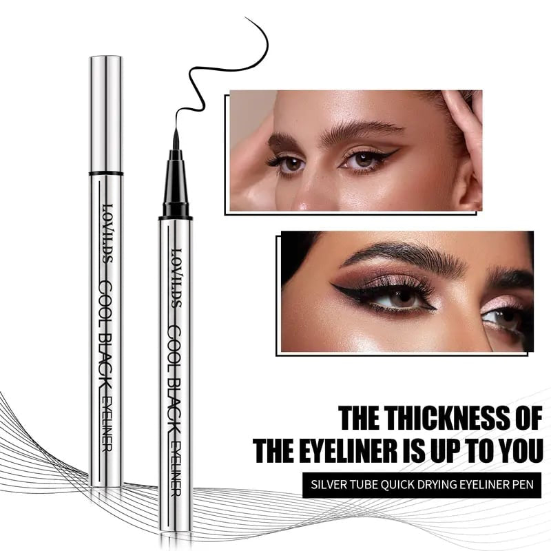 Long‑Lasting Waterproof Eyeliner – Vegan, 24H Smooth & Lightweight