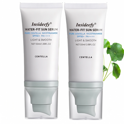 Insideefy Water-Fit Sun Serum SPF50+ — Lightweight Daily Sunscreen for Hydrated, Comfortable Skin
