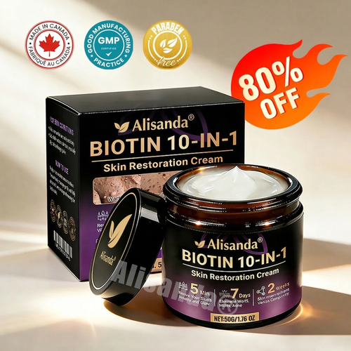 The second item is discounted by 50%✨Alisanda® Biotin 10-in-1 Skin Restoration Cream 🔥
