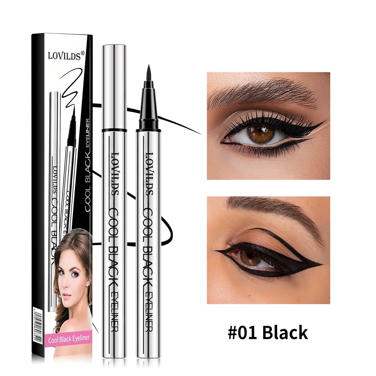 Long‑Lasting Waterproof Eyeliner – Vegan, 24H Smooth & Lightweight