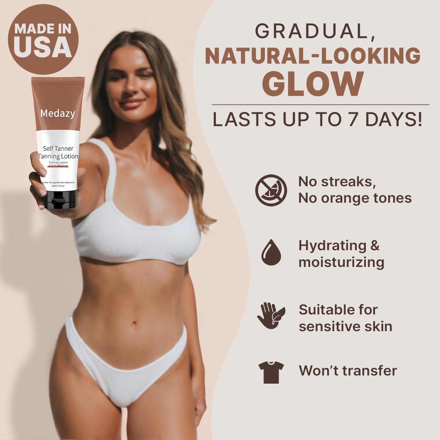 Plant-Based Self Tanner That Delivers a Stunning, Streak-Free Glow!