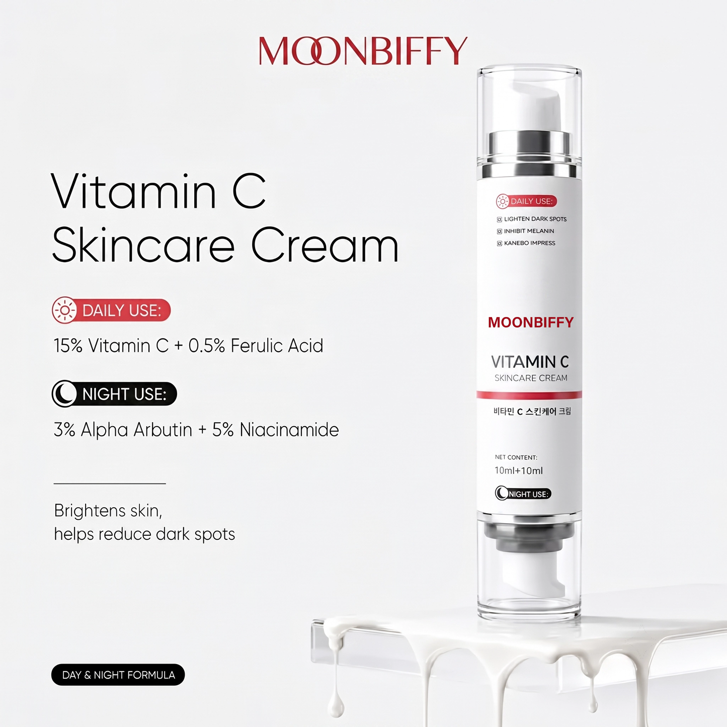 Niacinamide Brightening Serum – Glow & Repair Day/Night Care