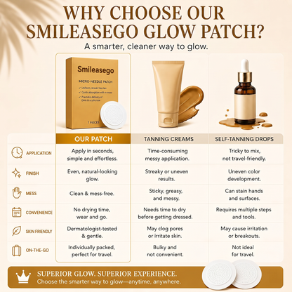 Smileasego Transdermal Tanning Patch