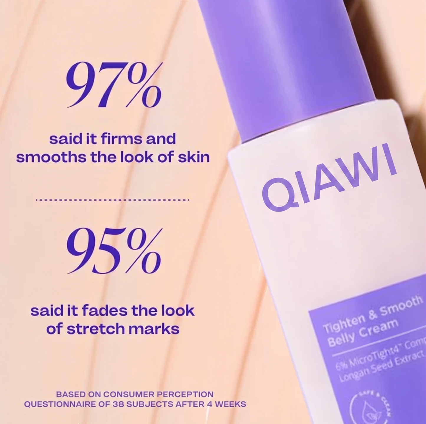 Today Only 70% OFF – QIAWI Belly Cream for Firmer, Smoother Skin