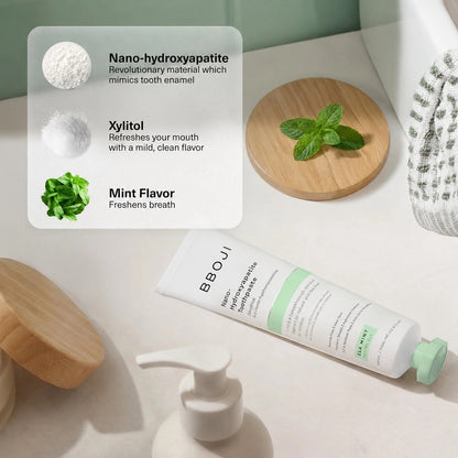 Hydroxyapatite Toothpaste, Fluoride Free Toothpaste, Appropriate for Sensitive Teeth