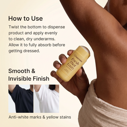 Cheemex Vanilla & Pistachio Deodorant — 24hr Aluminum‑Free Freshness, Brightening & Smooth Underarms