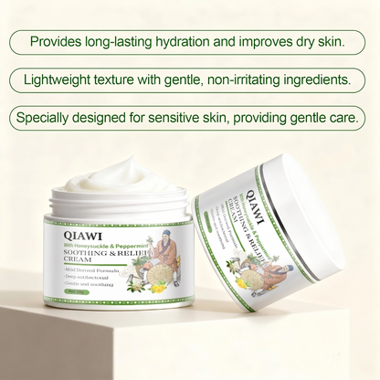 🌿Herbal Soothing Cream – Gentle Daily Moisturizer for Sensitive & Irritated Skin