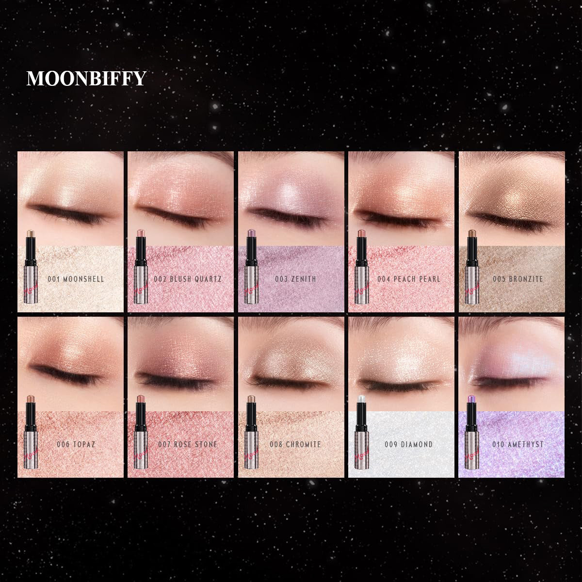 Gel Eyeshadow Stick -  Jelly Eyeshadow Stick for Versatile Looks and Easy Application
