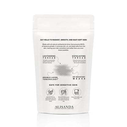Alisanda Exfoliating Antibacterial Shower Towel