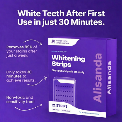 Alisanda Purple Teeth Whitening Strips