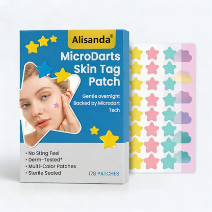 ✨ Alisanda® MicroDarts Skin Tag Patch – Fun Shapes Edition for Gentle Care (offer)