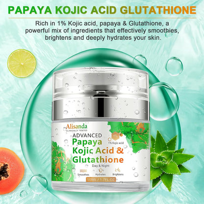 Papaya & Kojic Acid Daily Moisturizer: Brightens, Hydrates & Fades Scars