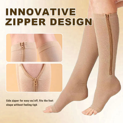 🏃‍♂️ Sports Zipper Socks – Comfort, Support & Easy On/Off