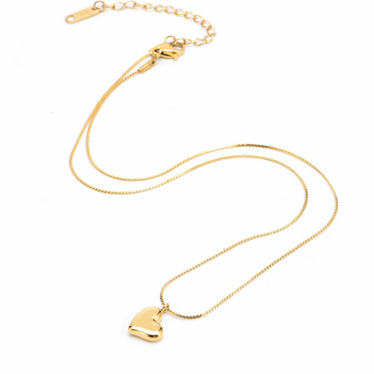 Dorothea Gold Heart Necklace