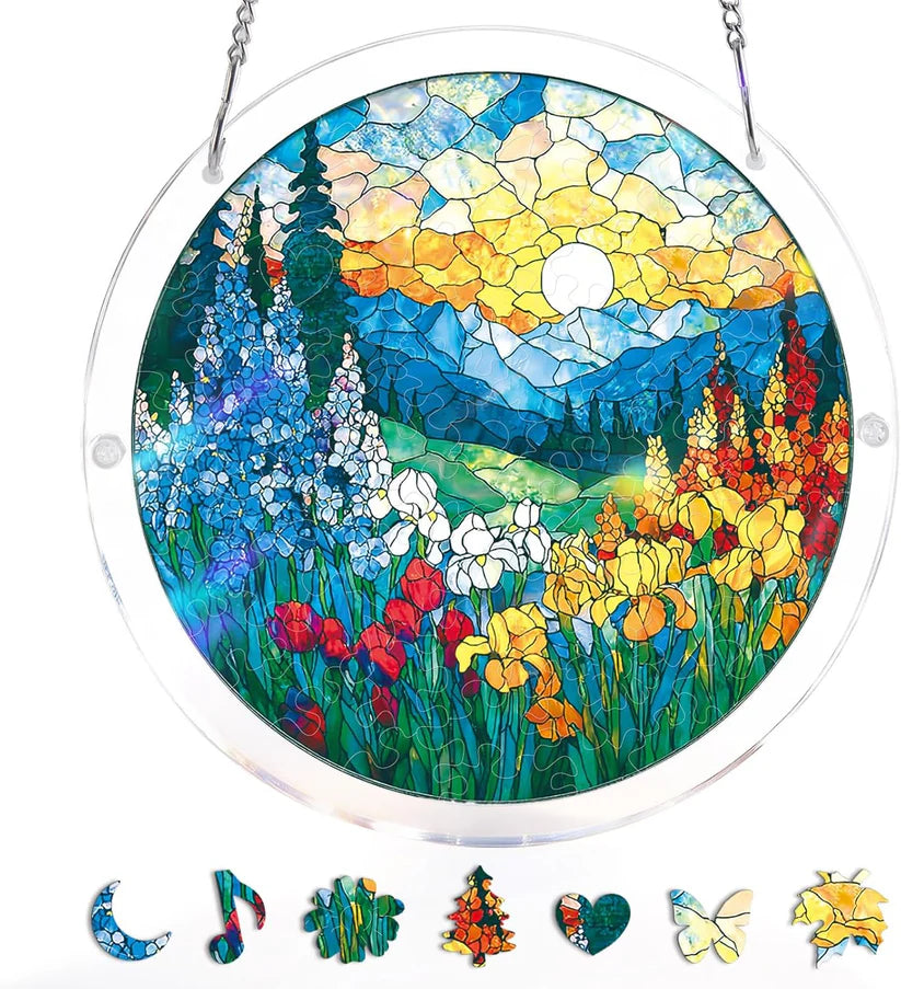 🔥Mother’s Day 49% OFF - DIY Acrylic Jigsaw Puzzle Suncatcher
