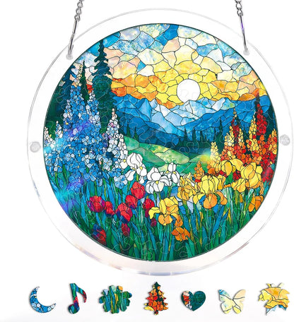 🔥Mother’s Day 49% OFF - DIY Acrylic Jigsaw Puzzle Suncatcher