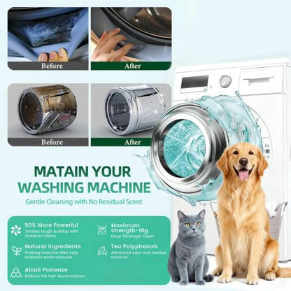 Deep Clean Your Washer. Remove Odors, Grime & Pet Hair Buildup.