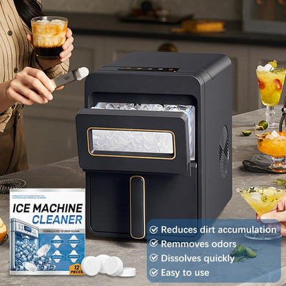 Ice Machine Cleaner & Descaler Tablets – Removes Hard Water Scale, Mineral Buildup & Odor