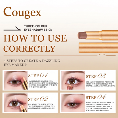 Cougex 3-in-1 Eyeshadow Stick