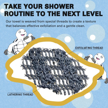 Alisanda Exfoliating Antibacterial Shower Towel