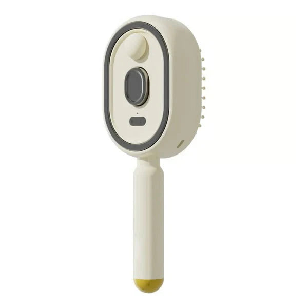 Electric Air Cushion Massage Spray Comb, Self-Cleaning Essential Oil Mist, Anti-Static Volumizing Hairbrush