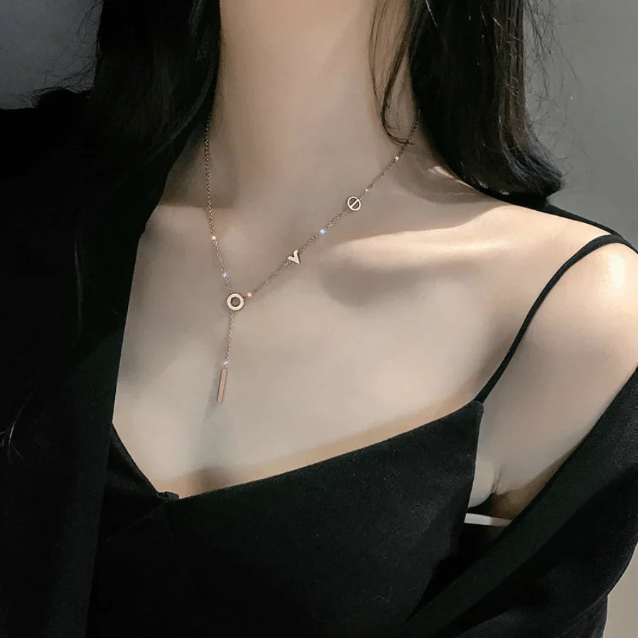LOVE Lettering Necklace