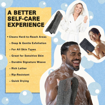 Alisanda Exfoliating Antibacterial Shower Towel