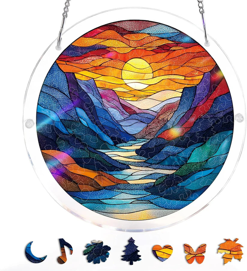 🔥Mother’s Day 49% OFF - DIY Acrylic Jigsaw Puzzle Suncatcher