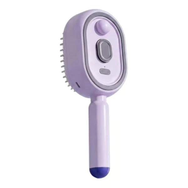 Electric Air Cushion Massage Spray Comb, Self-Cleaning Essential Oil Mist, Anti-Static Volumizing Hairbrush