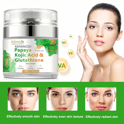 Papaya & Kojic Acid Daily Moisturizer: Brightens, Hydrates & Fades Scars