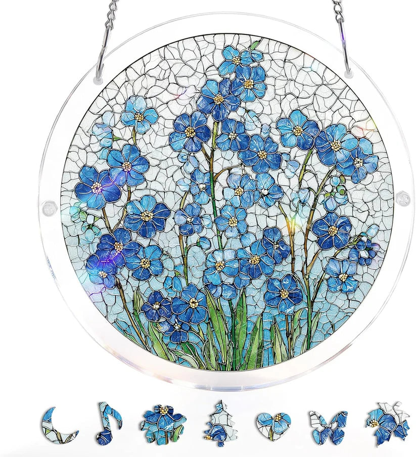 🔥Mother’s Day 49% OFF - DIY Acrylic Jigsaw Puzzle Suncatcher