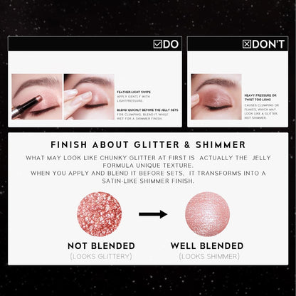 Gel Eyeshadow Stick -  Jelly Eyeshadow Stick for Versatile Looks and Easy Application