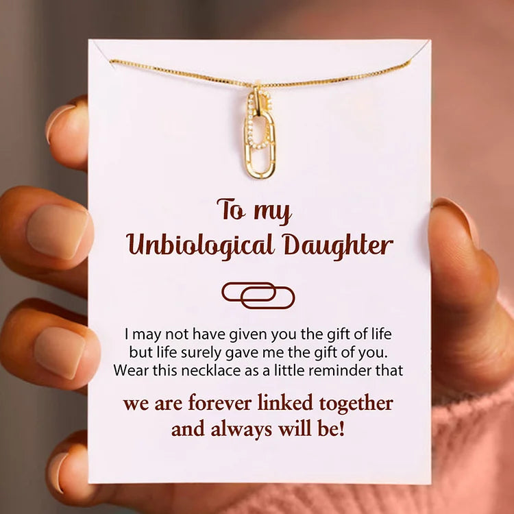 [Save 35%⚡️] - For Unbiological Daughter - S925 Circle Necklace