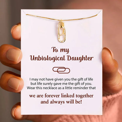 [Save 35%⚡️] - For Unbiological Daughter - S925 Circle Necklace