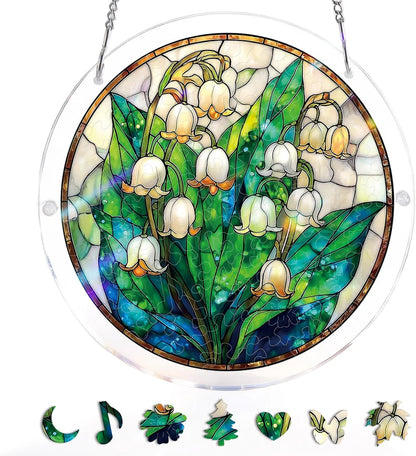 🔥Mother’s Day 49% OFF - DIY Acrylic Jigsaw Puzzle Suncatcher