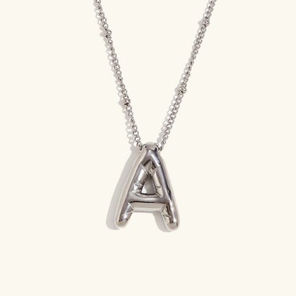 Personalized Bubble Initial Necklace