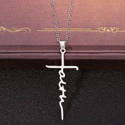 Faith Cross Necklace