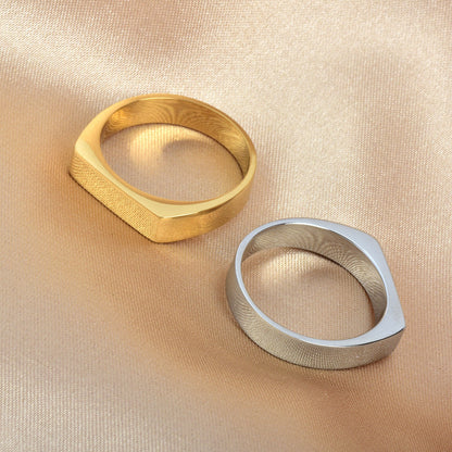 Rectangular Signet Ring