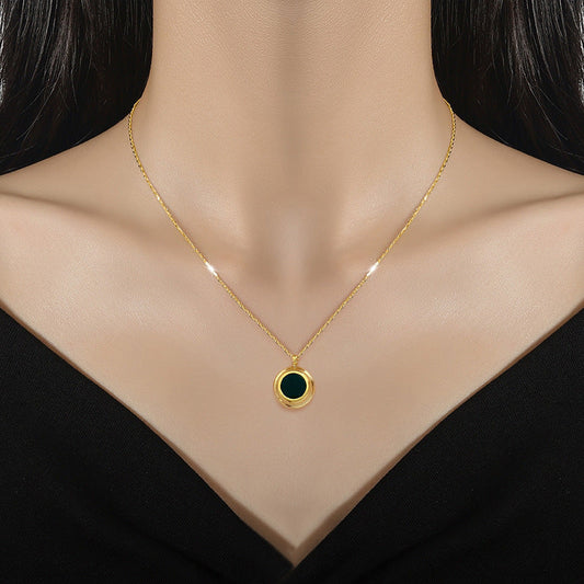 Solace Reversible Gold Pendant