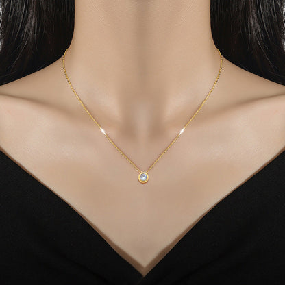 Beaumont Gold Crystal Pendant