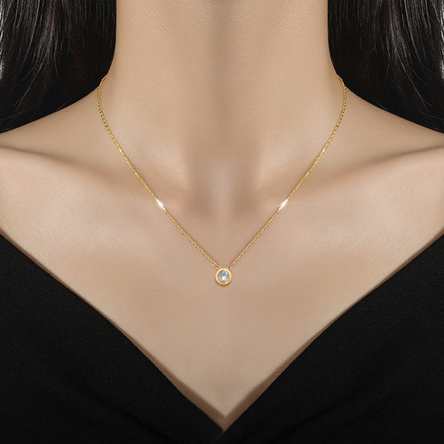 Beaumont Gold Crystal Pendant