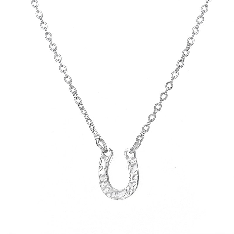 Lamia Horse Shoe Pendant Necklace