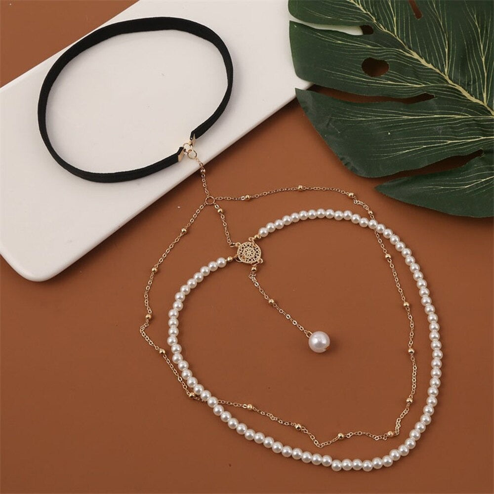 Pearl Empress Leg Chain