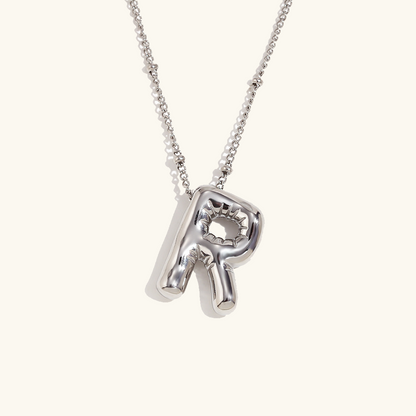 Personalized Bubble Initial Necklace